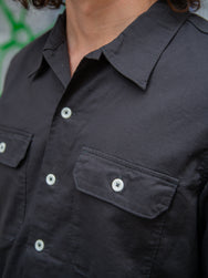 Iron Heart IHSH-324-BLK 4oz Mechanic Work Shirt - Black