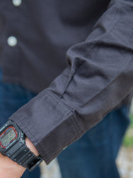 Iron Heart IHSH-324-BLK 4oz Mechanic Work Shirt - Black