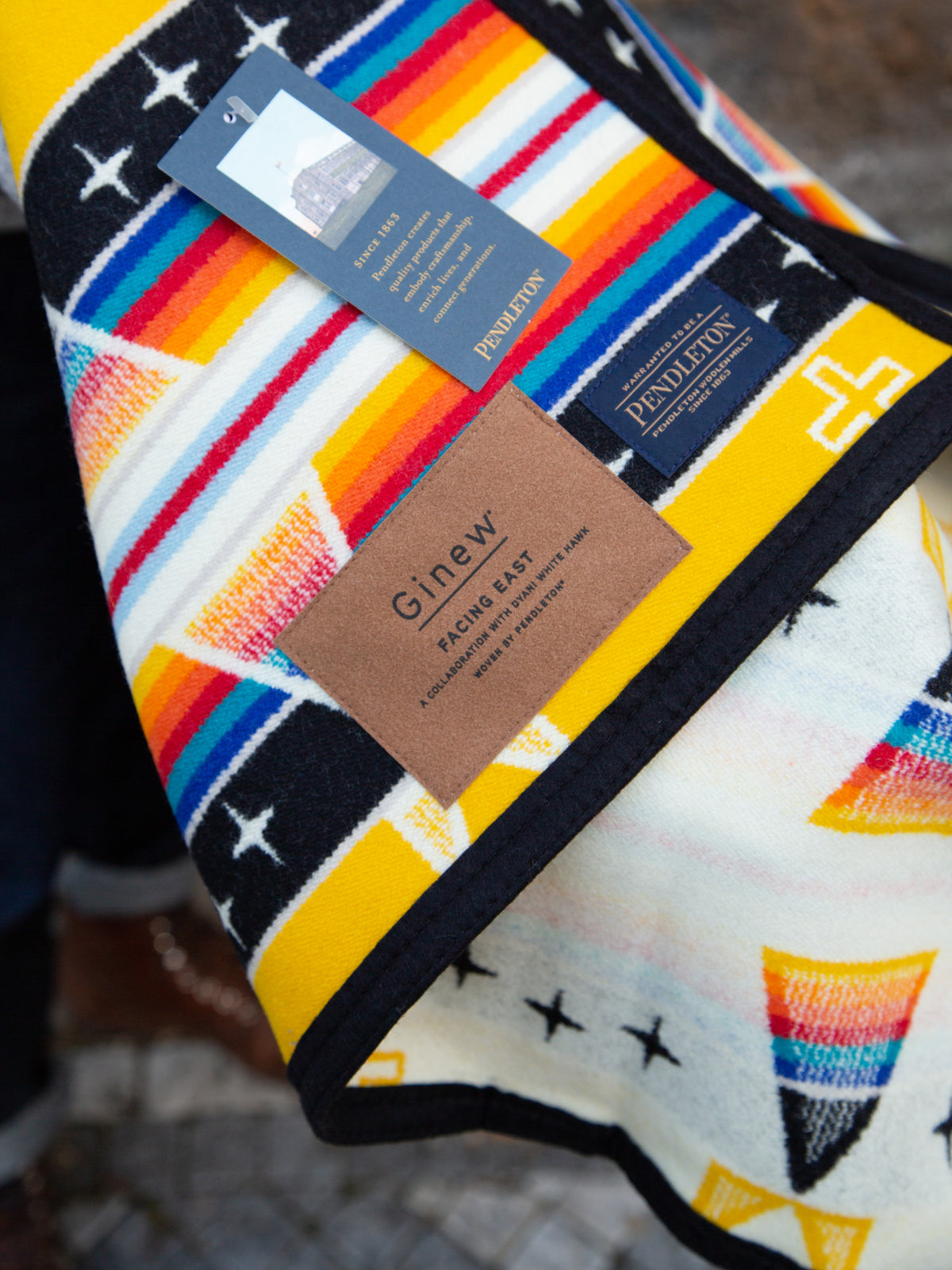 Ginew Facing East Wool Blanket