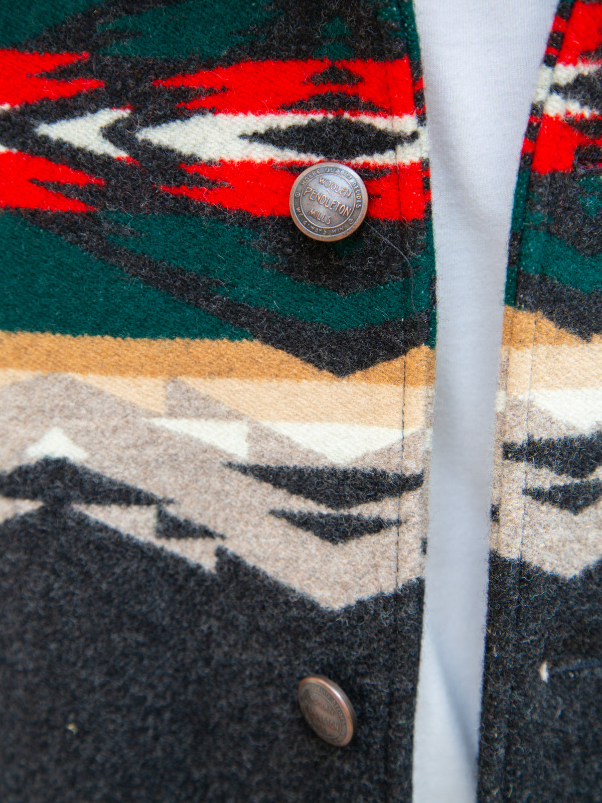 Pendleton Brownsville Coat / Tecopa Hills - Black