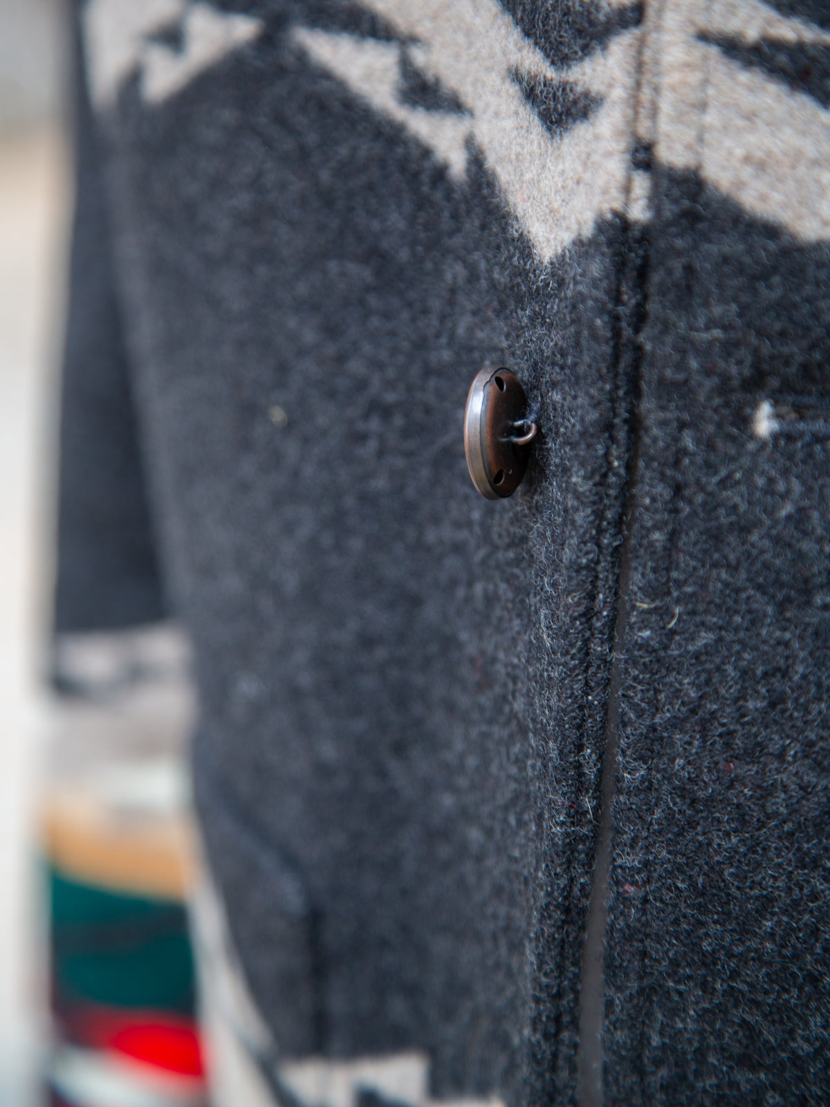 Pendleton Brownsville Coat / Tecopa Hills - Black