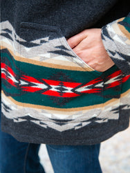 Pendleton Brownsville Coat / Tecopa Hills - Black