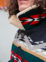Pendleton Brownsville Coat / Tecopa Hills - Black