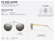 Randolph P3 Round - Bright Chrome / SkyTec™ Glass - American Gray