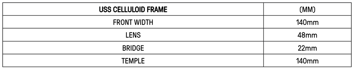 The Real McCoy's MA20008 USS Celluloid Frame 120 Blue