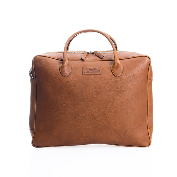 Krysl Goods Leather Briefcase Brown