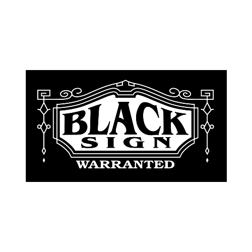 Brand Black Sign