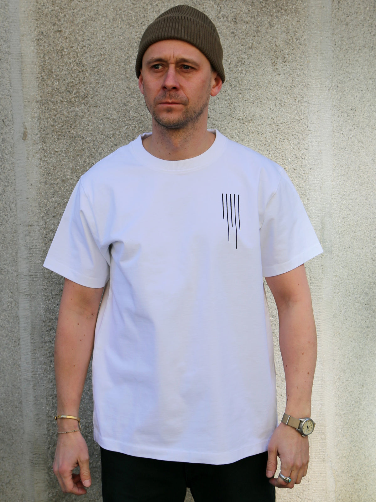 Gråbrodern Hejdeby Tenet Tee – White (G105-111-05)