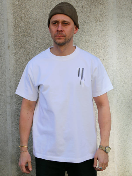 Gråbrodern Hejdeby Tenet Tee – White (G105-111-05)