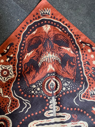Indigofera Tarot XIII Bandana – Red/Brown (1973-232-01)