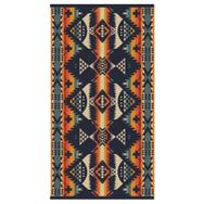 Pendleton Oversized Jacquard Spa Towel – Nehalem Navy XB233 57282