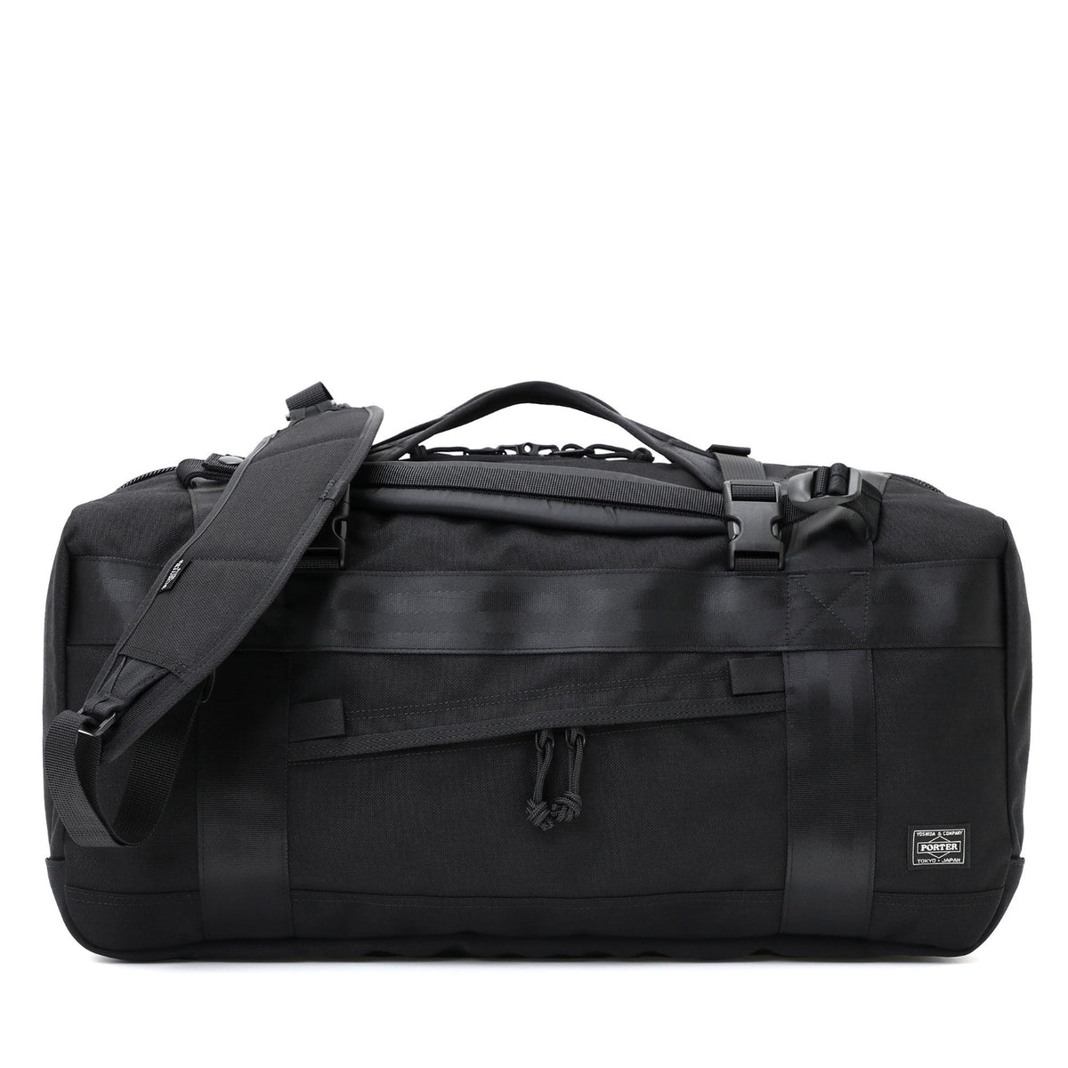 Porter Booth Pack 3Way Duffle Bag M – Black (853-07995-10)