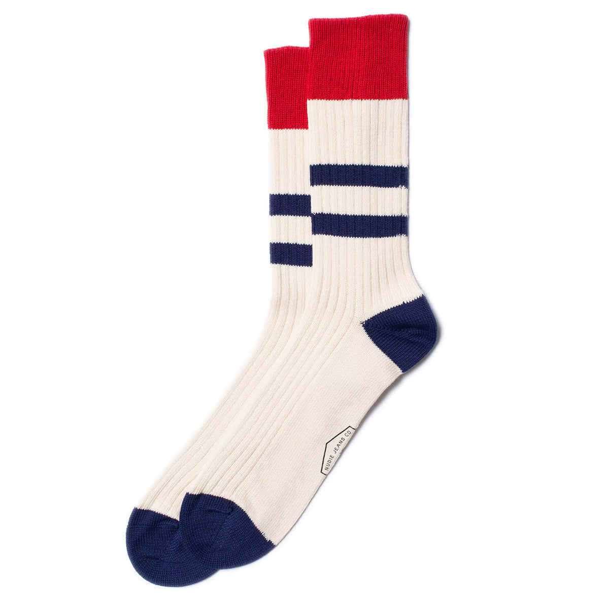 Nudie Jeans Rib Socks / Offwhite