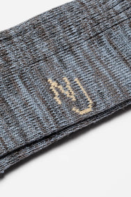 Nudie Jeans – Rasmusson Men’s Ribs Socks Bluemelange (181128)
