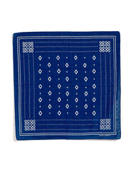 HANSEN Garments Nordic Screen Print Bandana – Indigo (155-100-4)