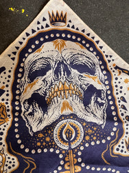 Indigofera Tarot XIII Bandana – Off-White/Blue (1973-232-02)