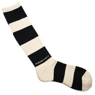 The Real McCoy's Buco Striped Action Socks – Black / White (BA23105)