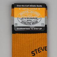 Stevenson Overall Over the Calf Athletic Socks - Yellow