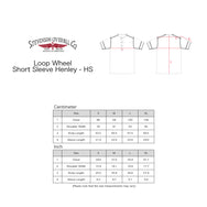 Stevenson Overall Co. HS-OA Loopwheel Short Sleeve Henley - Oatmeal