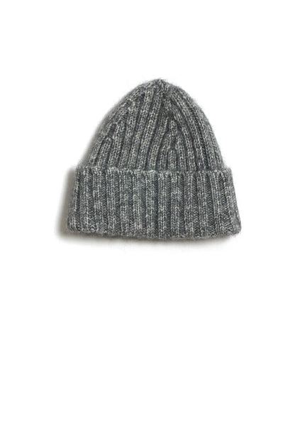 Hansen Garment Toby Heavy Rib Beanie – Silver (30-07-5)
