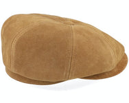 Stetson Hatteras Calf Leather Flat Cap Brown (6847305)
