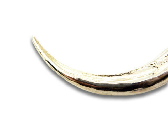 First Arrow’s Large Eagle Claw Pendant with Turquoise “Left” – P-024L