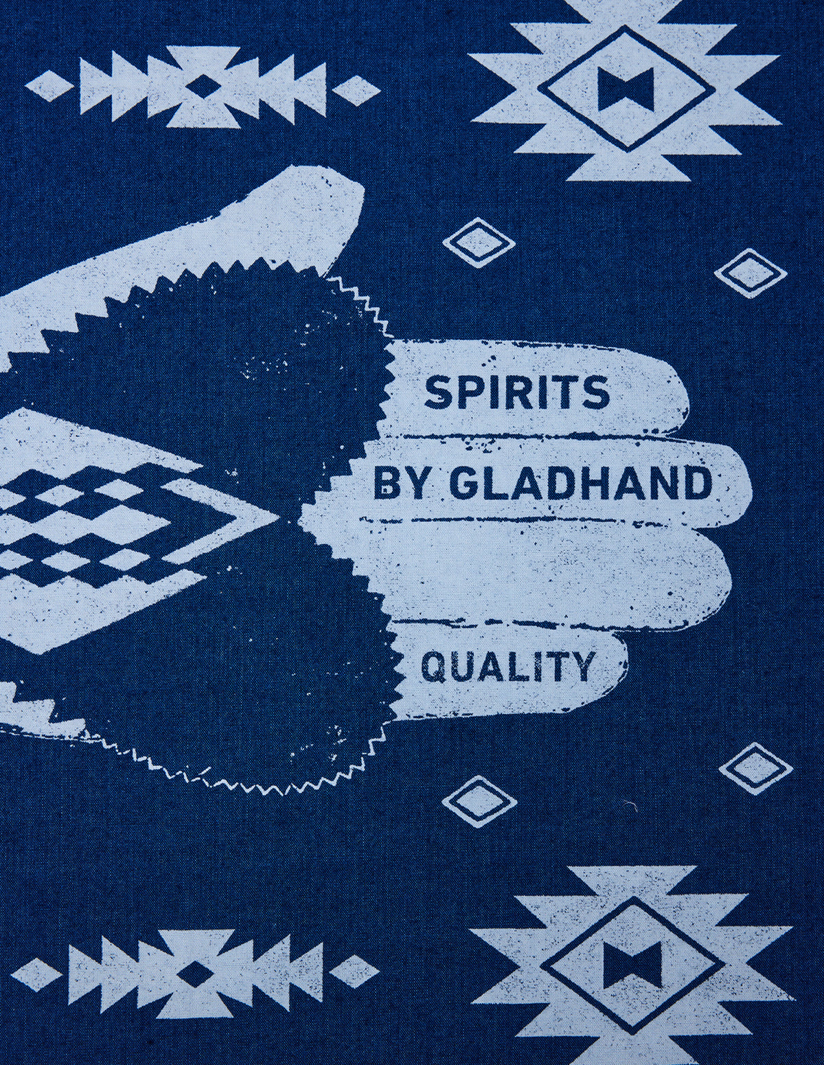 Gladhand & Co. Spirits Heart Bandana – Indigo