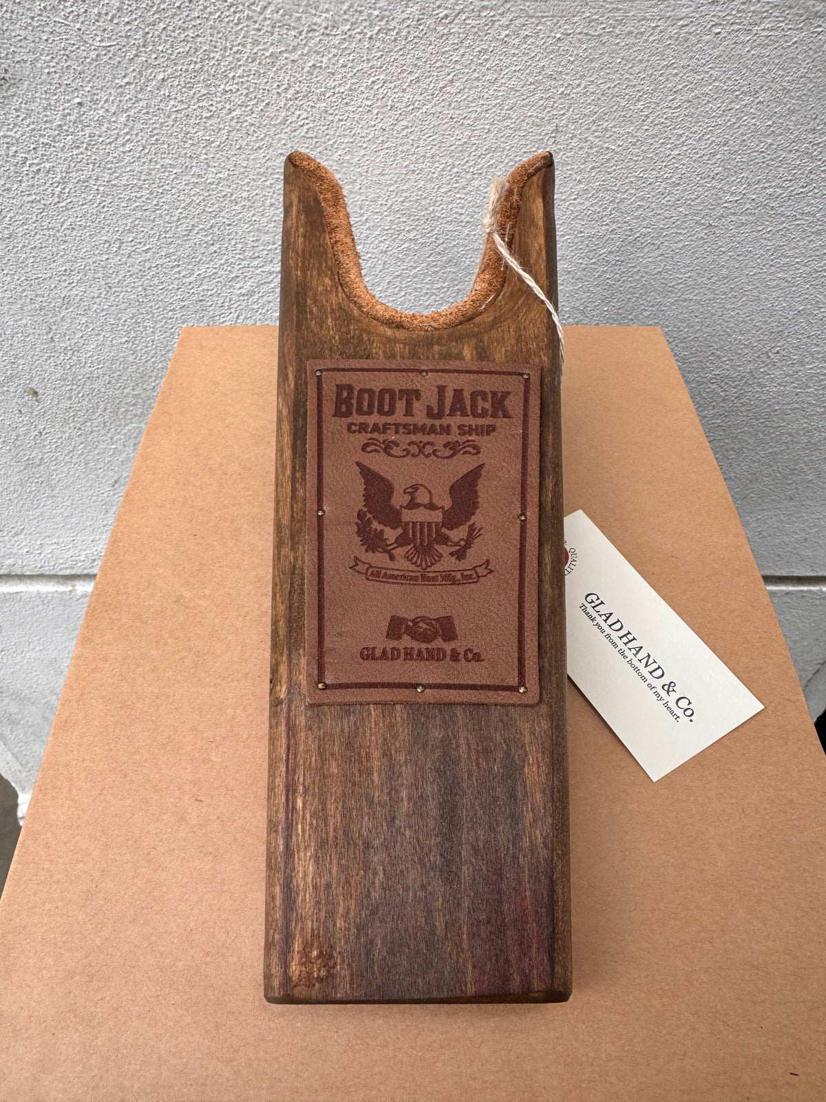 GLADHAND Boot Jack – Wood