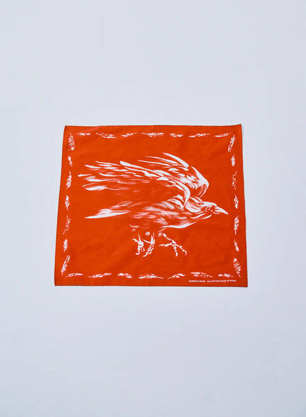 Samurai Jeans "Yatagarasu" Selvedge Bandana (Red)