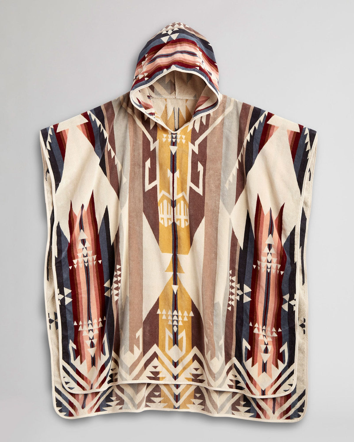 Pendleton Adult Jacquard Hooded Towel – White Sands Tan (XB248 53555)