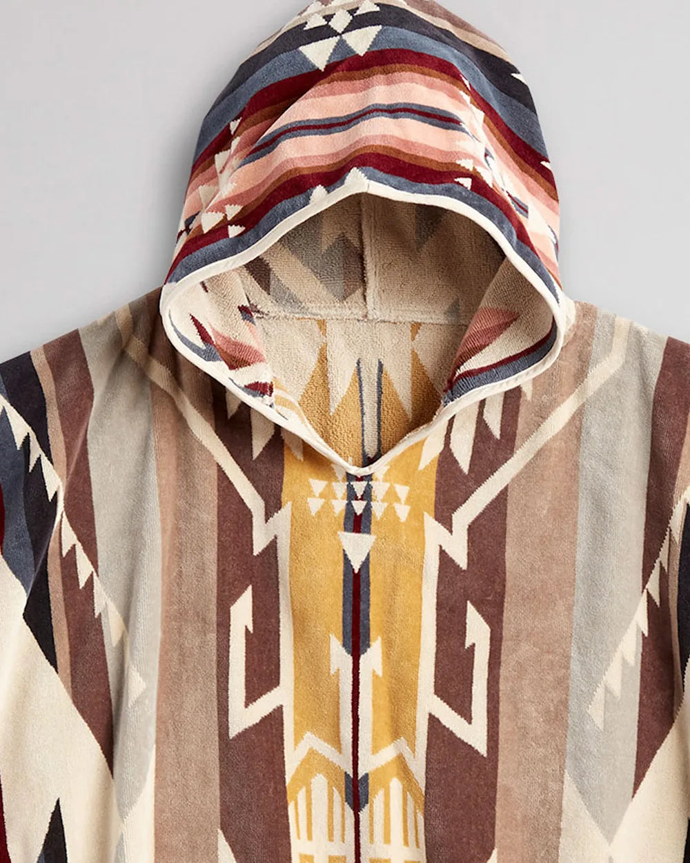 Pendleton Adult Jacquard Hooded Towel – White Sands Tan (XB248 53555)