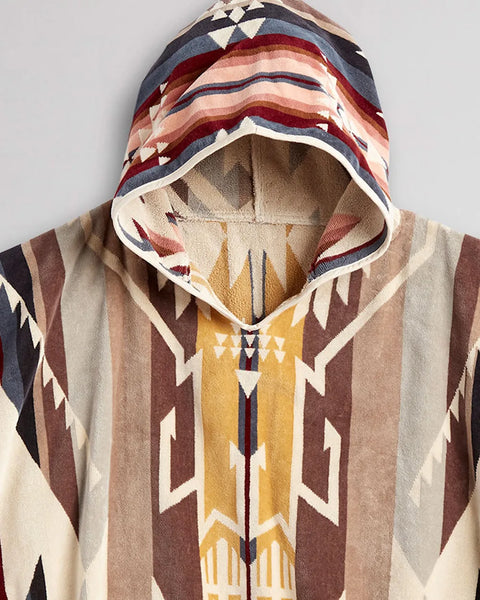 Pendleton Adult Jacquard Hooded Towel – White Sands Tan (XB248 53555)