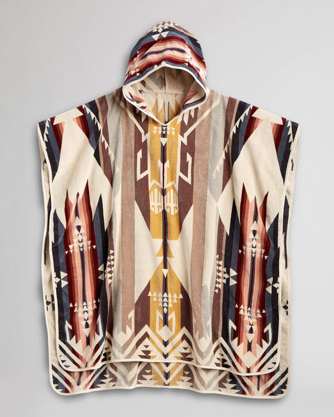 Pendleton Adult Jacquard Hooded Towel – White Sands Tan (XB248 53555)