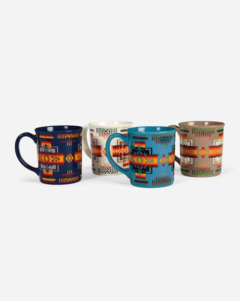 Pendleton 12 oz Ceramic Mug Set of 4 – Chief Joseph XC880 55182