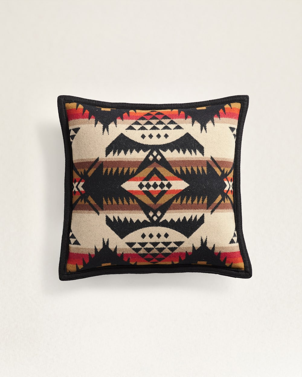 Pendleton Jacquard Pillow 16” × 16” – Nehalem Black (XP515 57284)