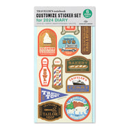 Traveler's Company - Diary Customize Sticker Set / 2024