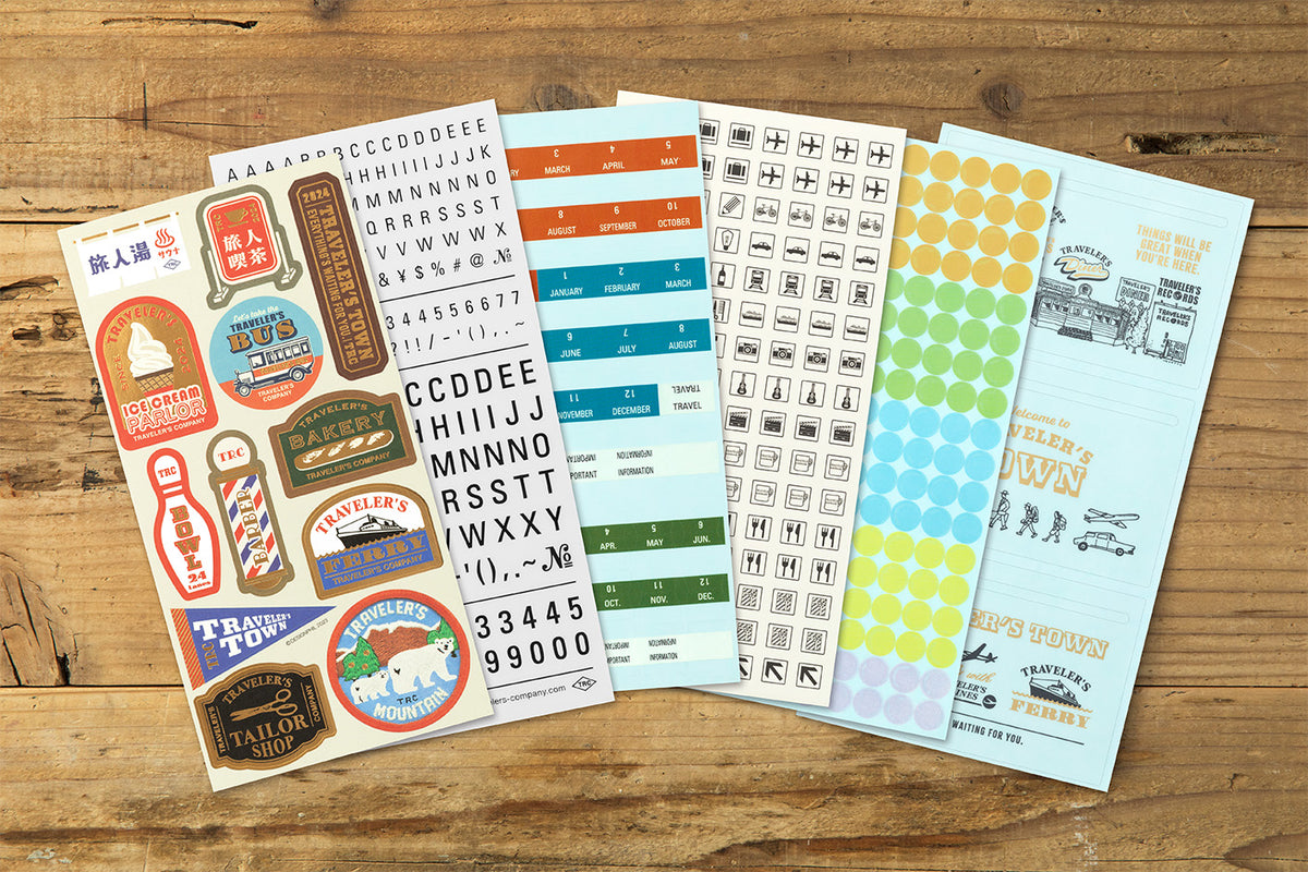Traveler's Company - Diary Customize Sticker Set / 2024
