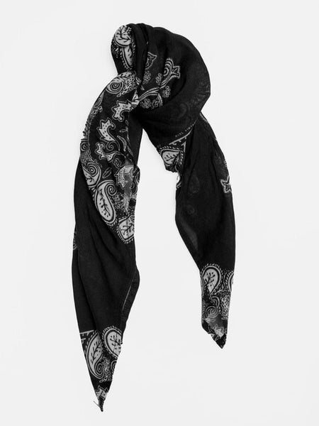 Nudie Jeans Ingrid Bandana Paisley Black (81131)