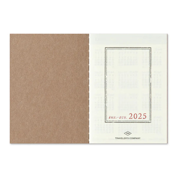 Traveler's Company 2025 - Weekly Diary Refill (Passport)