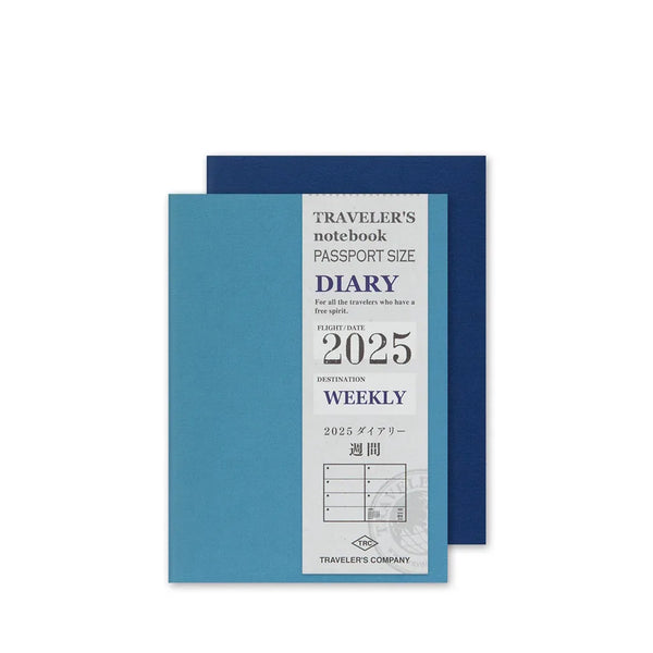 Traveler's Company 2025 - Weekly Diary Refill (Passport)