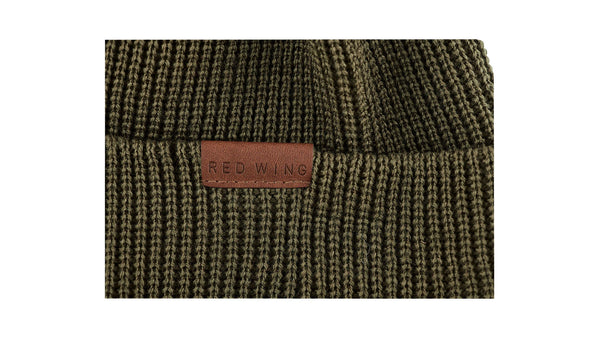 Red Wing Merino Wool Knit Cap - Olive (97491)