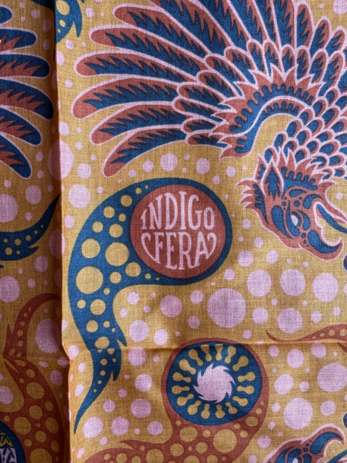 Indigofera Gryphon Bandana – Pink/Beige (205-2004-019)