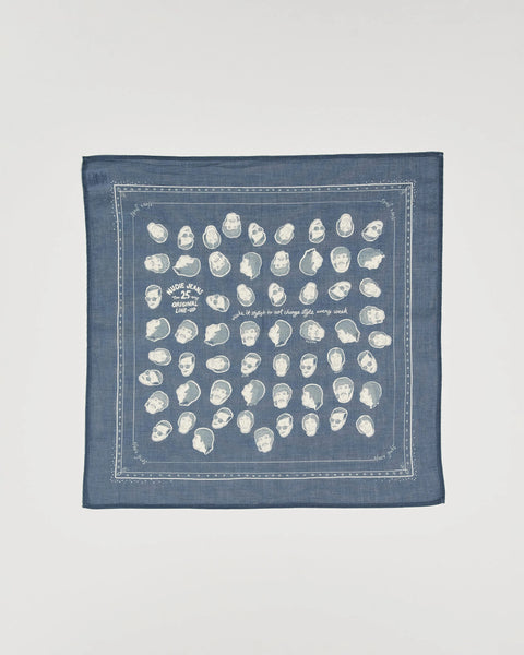 Nudie Jeans Ingrid Bandana OG Line Up – Blue (181149)