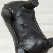 THE REAL McCOY'S Horse leather "Bulldog" brown