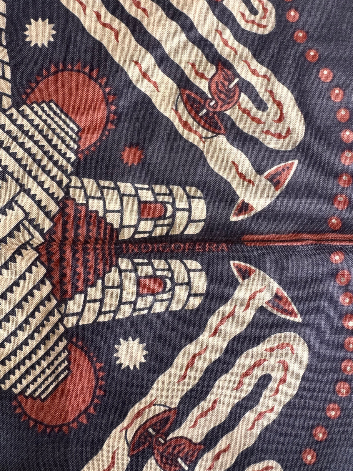 Indigofera Tarot XIII Bandana – Red/Brown (1973-232-01)