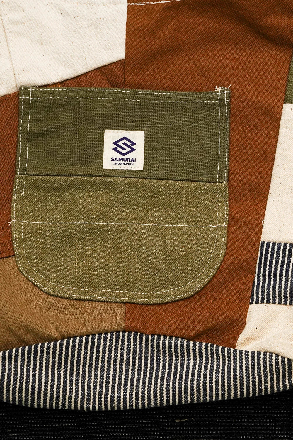 Samurai Jeans Patchwork Shoulder Bag – Random (SJBB26-H)