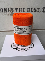 GLADHAND Family Crest – Imabari Towel 2-Pack – Orange × Orange