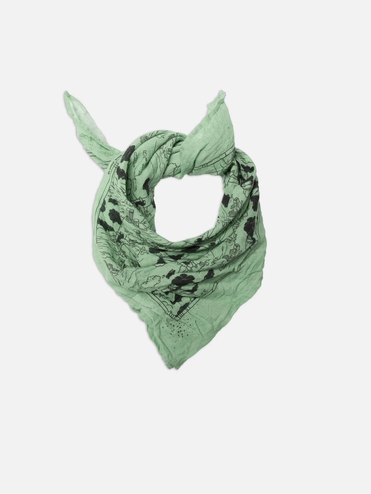 Nudie Jeans Ingrid Bandana Drift Away – Turquoise (181150)