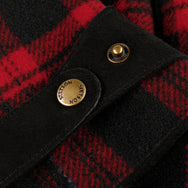 Stetson Gloves Goat Suede/Shadow Plaid - Black/Red (9497232)