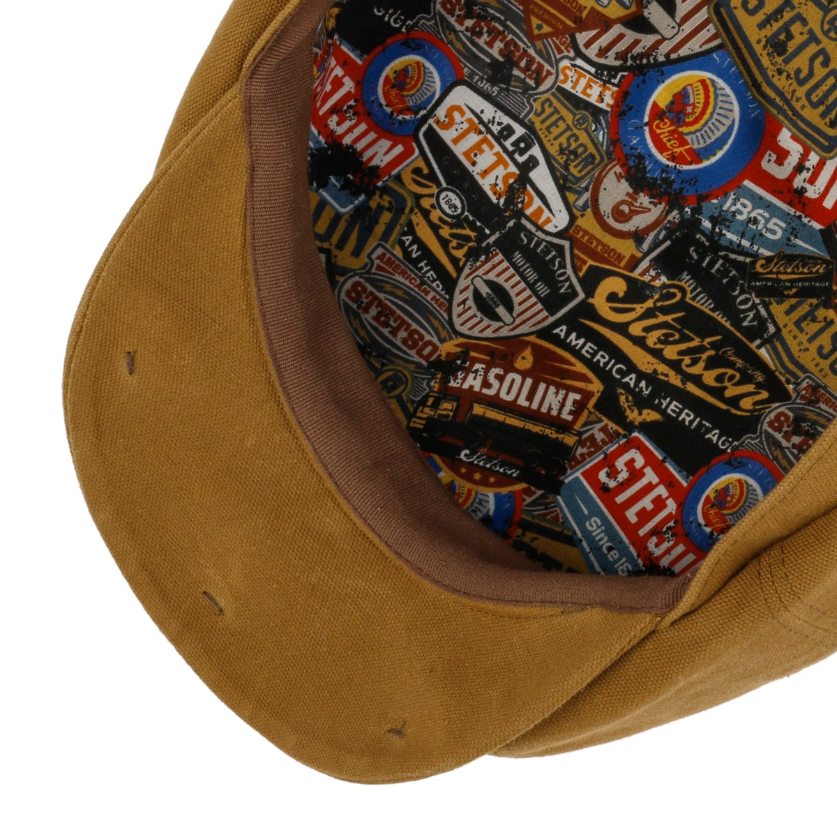 Stetson Hatteras Waxed Cotton Garage Flat Cap (6841159)